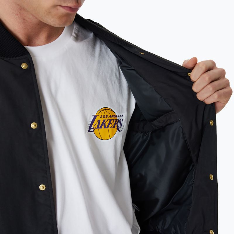Kurtka męska New Era NBA Script BP Bomber Los Angeles Lakers black 7