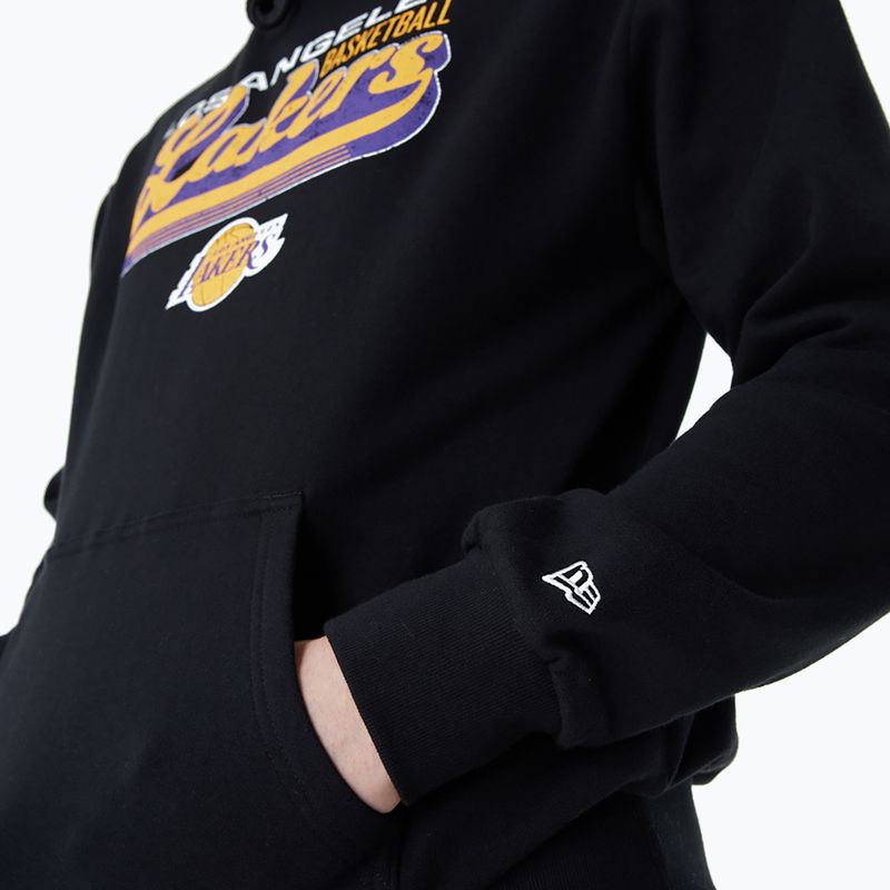 Bluza męska New Era NBA Graphic OS Hoody Los Angeles Lakers black 5