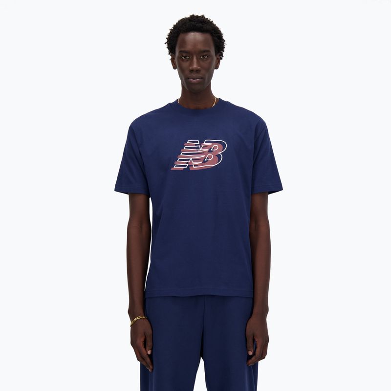 Koszulka męska New Balance Graphic nb navy