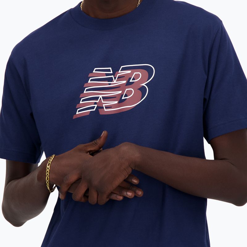 Koszulka męska New Balance Graphic nb navy 4