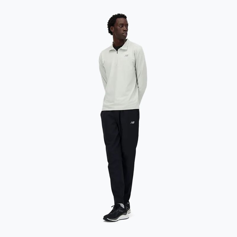 Bluza do biegania męska New Balance Space Dye 1/4 Zip grey 2