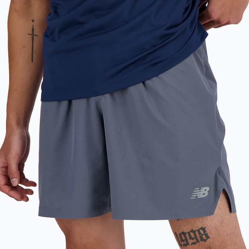 Spodenki do biegania męskie New Balance RC Seamless 7" graphite 4