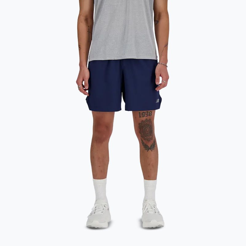 Spodenki do biegania męskie New Balance RC Seamless 7" navy