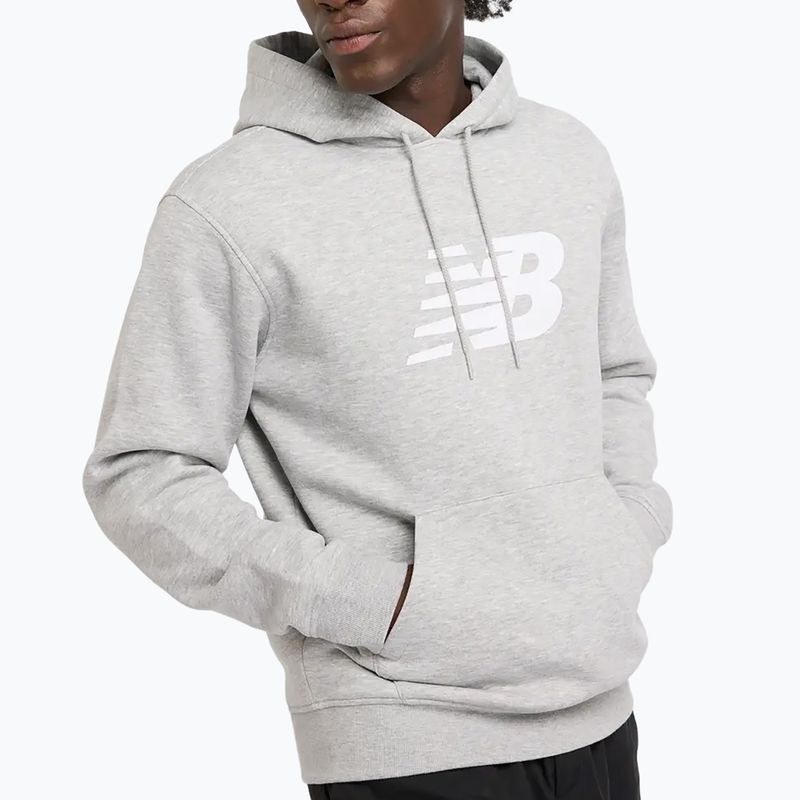 Bluza męska New Balance Core Brushed Hoodie athletic grey 4