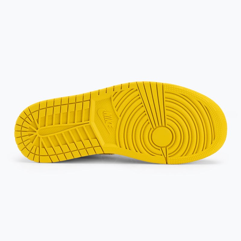 Buty damskie Air Jordan 1 Mid white/black/vivid sulfur 4