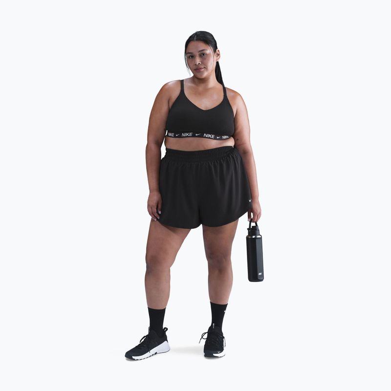 Biustonosz treningowy Nike Indy Light Support Plus Size black/black/white 2