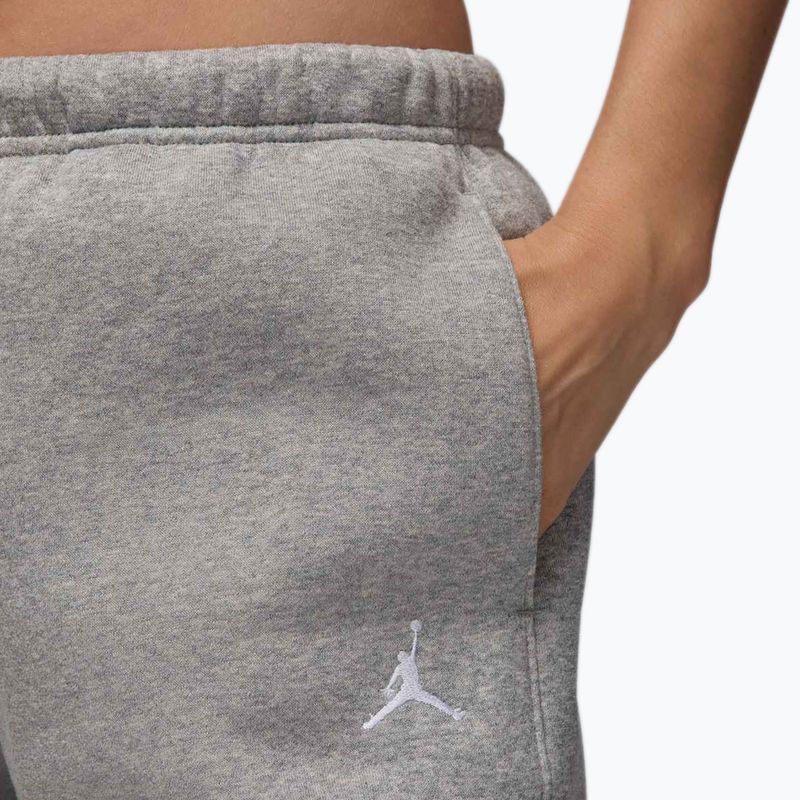 Spodnie damskie Jordan Brooklyn Fleece dark grey heather/white 4