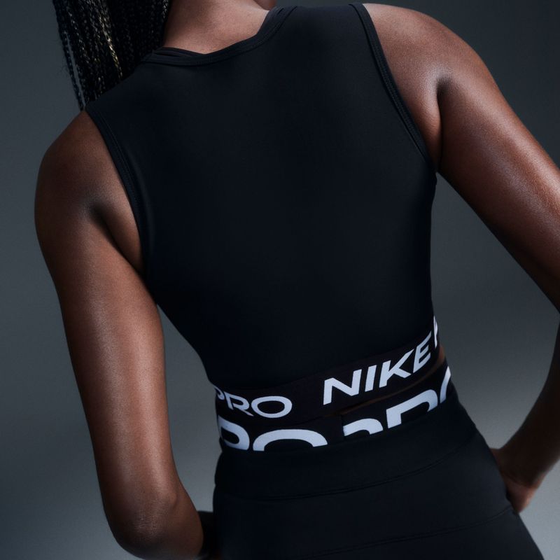 Koszulka treningowa damska Nike Pro Dri-Fit black/white 10