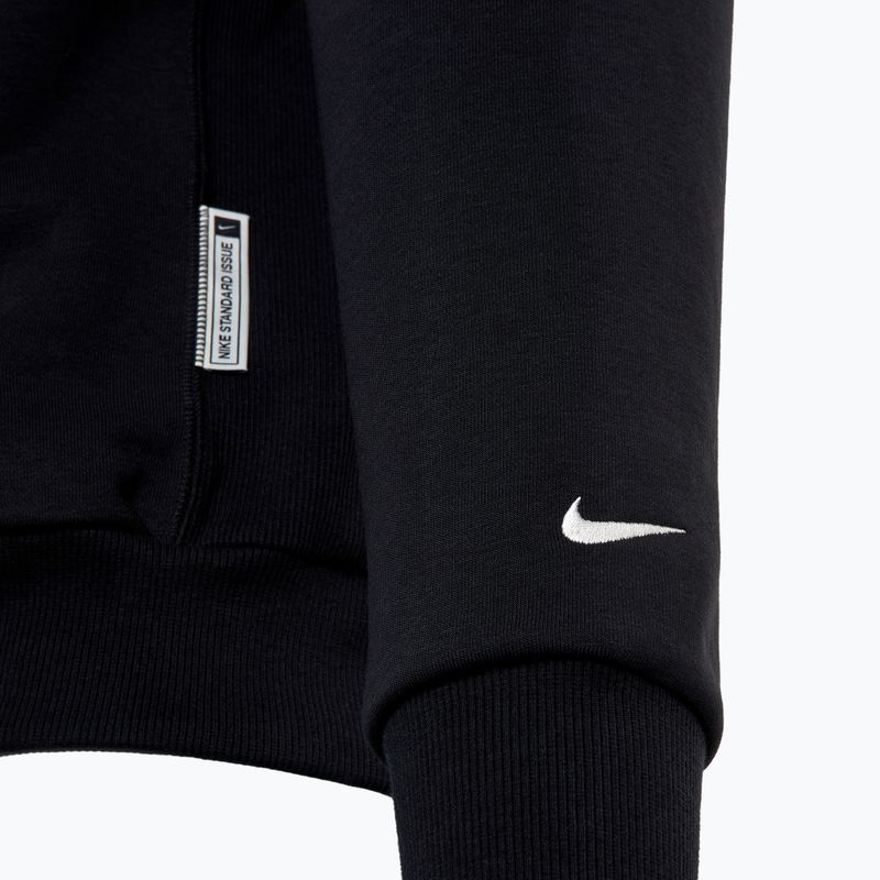 Bluza męska Nike Standard Issue Dri-Fit Full-Zip Hoodie black/pale ivory 3