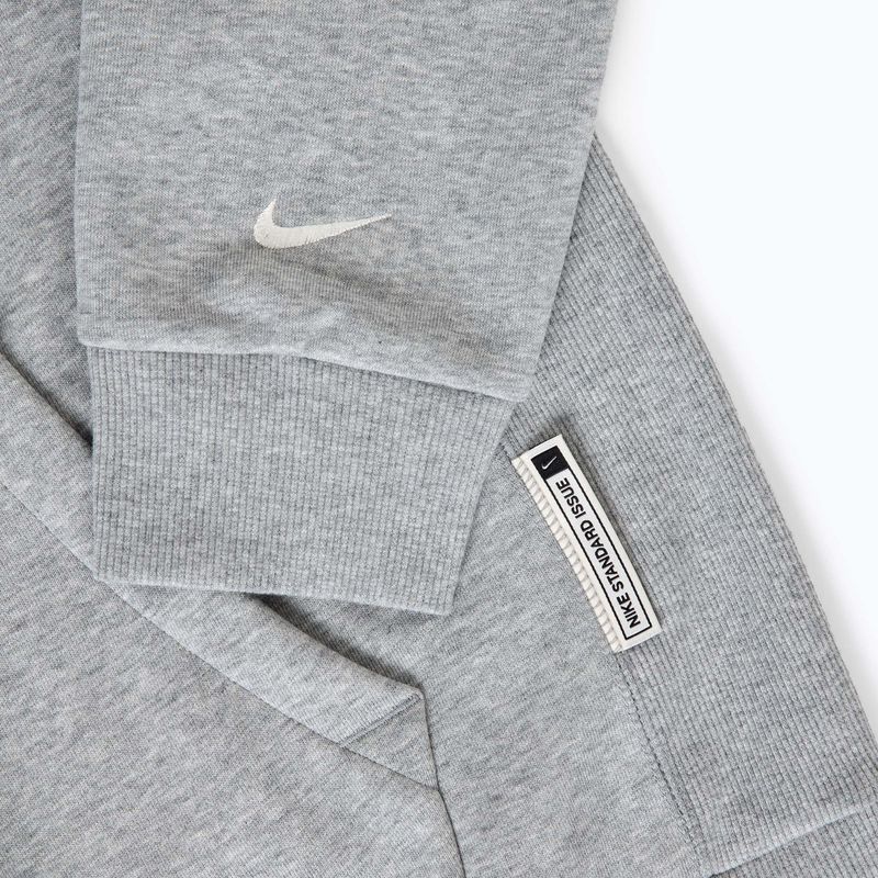 Bluza męska Nike Standard Issue Dri-Fit Hoodie dark grey heather/pale ivory 4