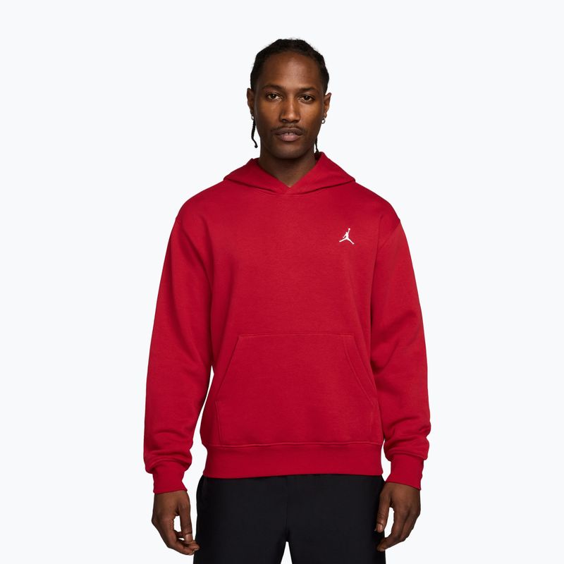Bluza męska Jordan Brooklyn Fleece gym red/white 5