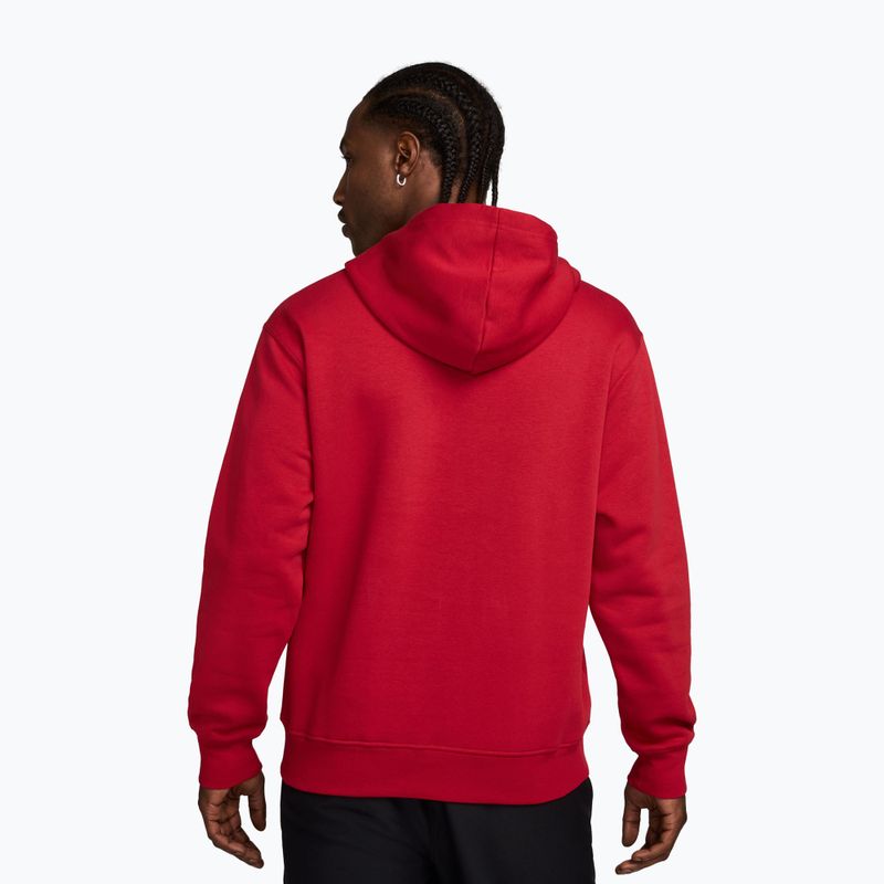 Bluza męska Jordan Brooklyn Fleece gym red/white 6
