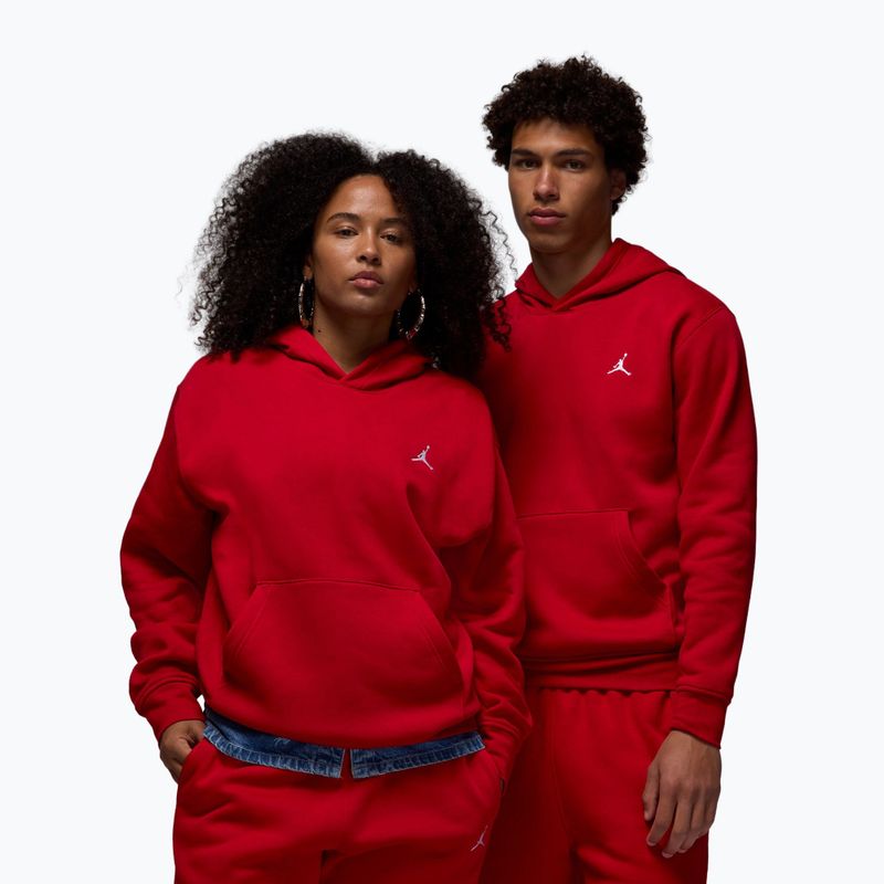 Bluza męska Jordan Brooklyn Fleece gym red/white 7