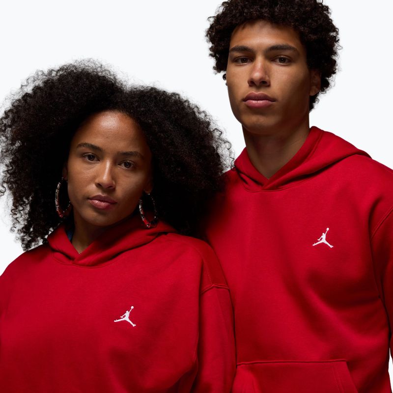 Bluza męska Jordan Brooklyn Fleece gym red/white 10