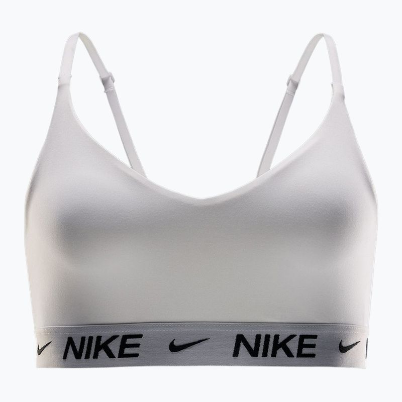 Biustonosz treningowy Nike Dri-Fit Indy Light Support white/black 5
