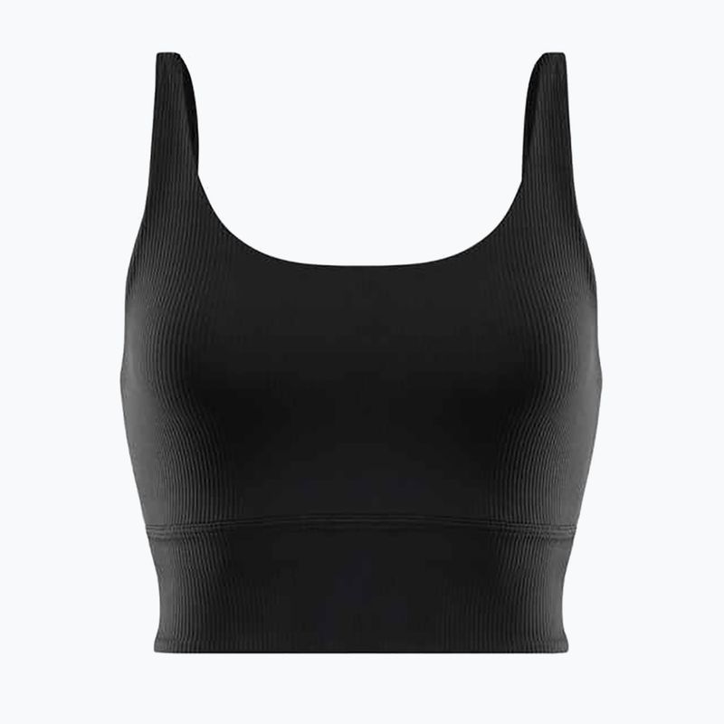 Biustonosz treningowy Nike Zenvy Rib Light Support Longline black/black 10