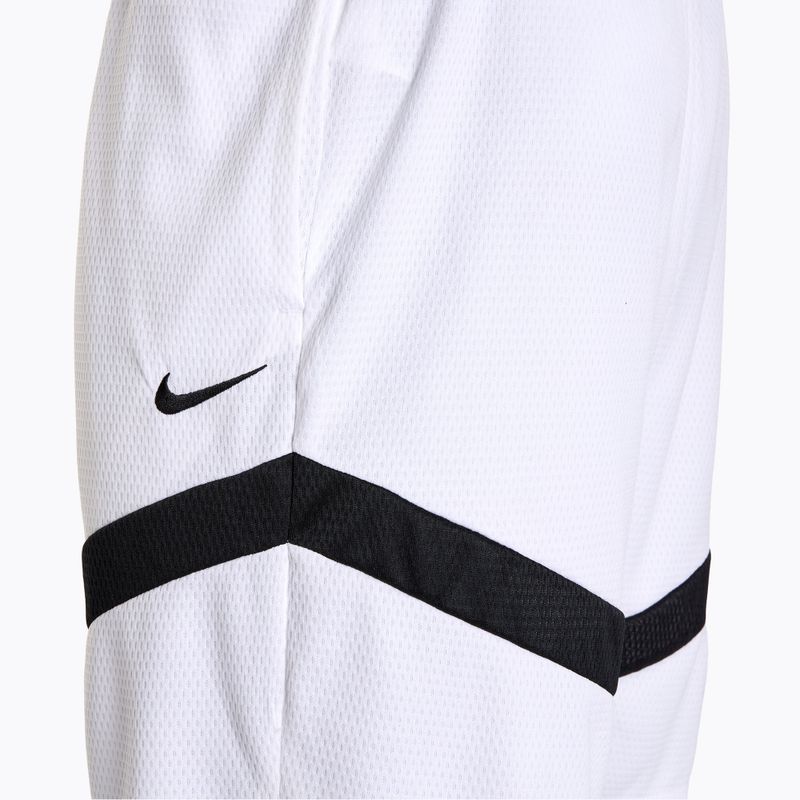 Spodenki koszykarskie męskie Nike Icon Dri-Fit 8" white/white/black/black 4