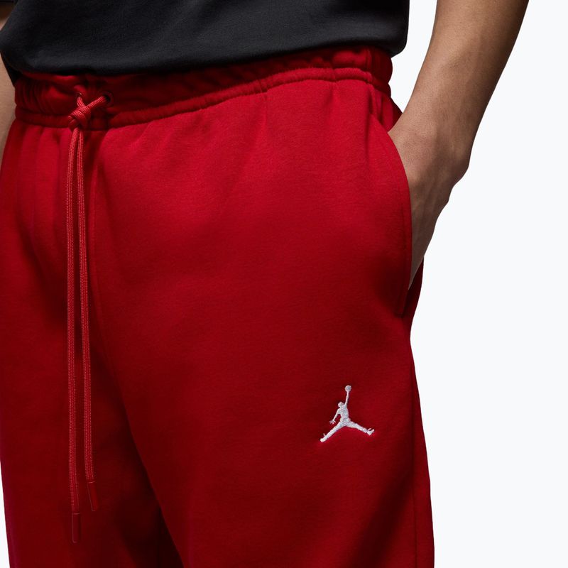 Spodnie męskie Jordan Brooklyn Fleece gym red/white 4