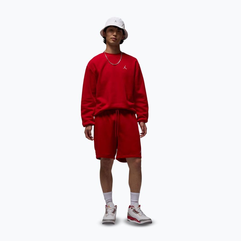 Bluza męska Jordan Brooklyn Fleece Crew gym red/white 2