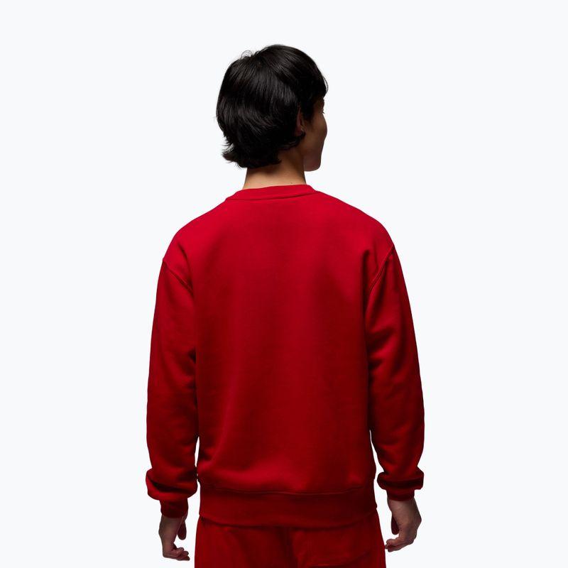 Bluza męska Jordan Brooklyn Fleece Crew gym red/white 3