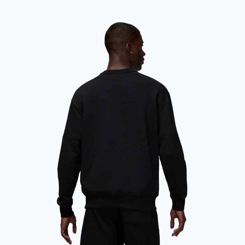 Bluza męska Jordan Brooklyn Fleece Crew black/white 3