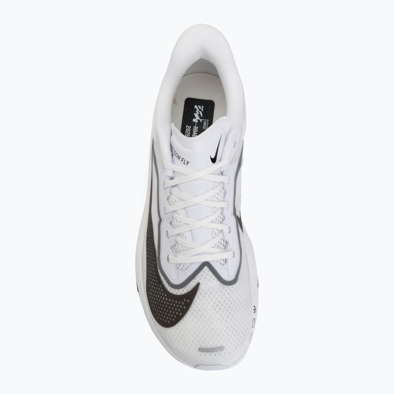 Buty do biegania męskie Nike Zoom Fly 6 white/smoke grey/metallic silver/black 5