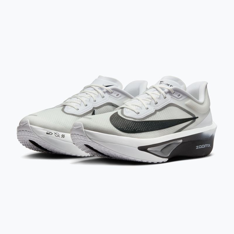 Buty do biegania męskie Nike Zoom Fly 6 white/smoke grey/metallic silver/black 10