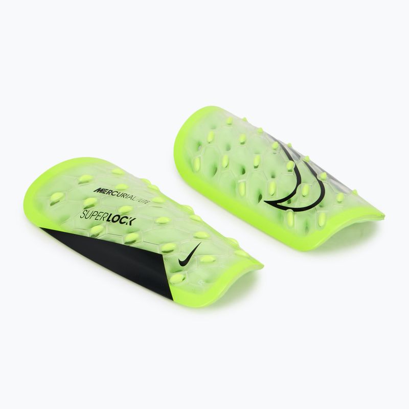 Ochraniacze na golenie Nike Mercurial Lite Superlock volt/barely volt/black 2
