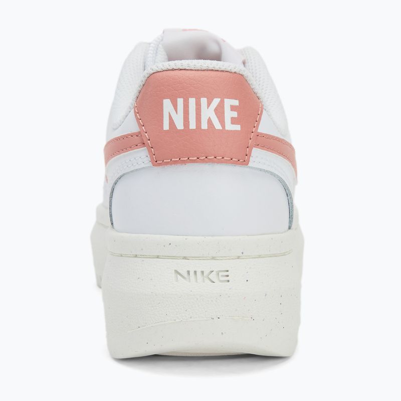 Buty damskie Nike Court Vision Alta white/sail/red stardust 6
