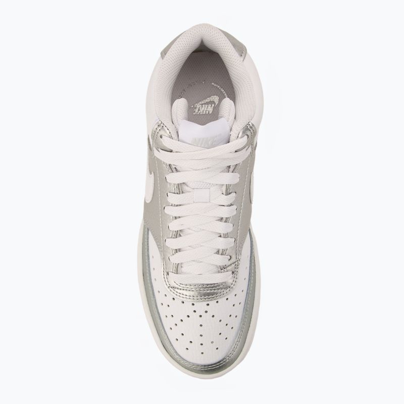 Buty damskie Nike Court Vision Mid grey/silver/white 5