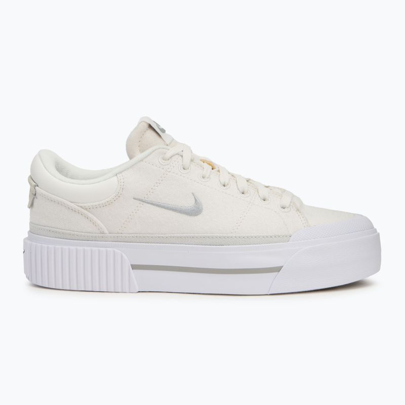 Buty damskie Nike Court Legacy Lift summit white/white/phantom/light smoke grey 2