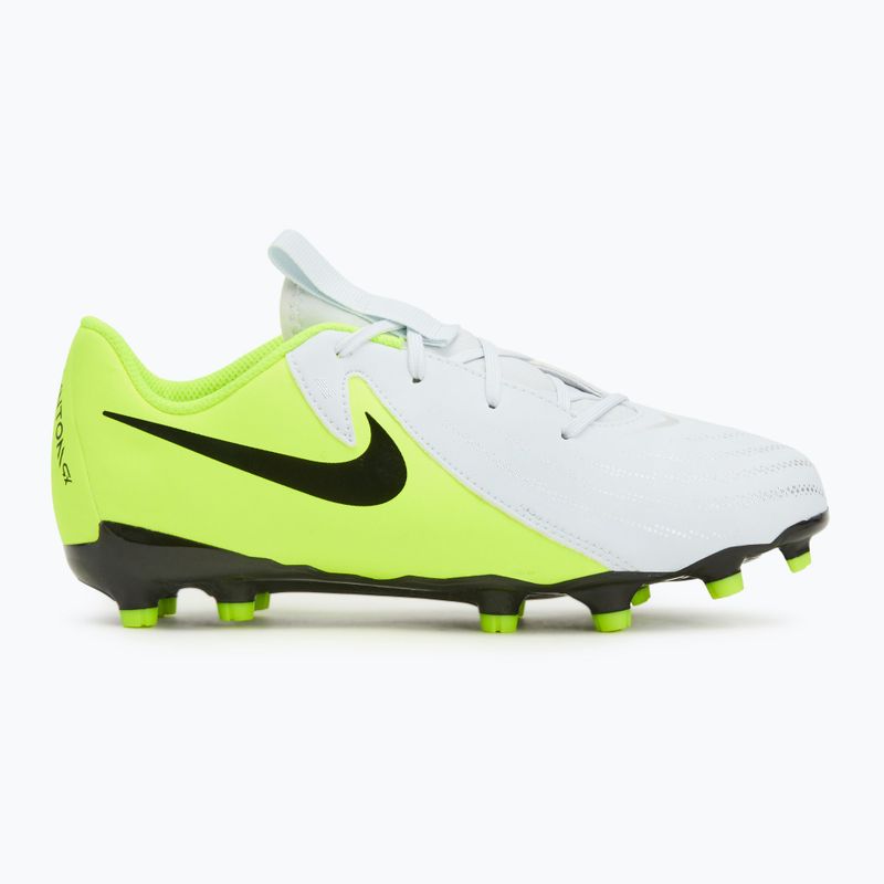Buty piłkarskie dziecięce Nike Phantom GX 2 Academy FG/MG metallic silver/volt/black 2