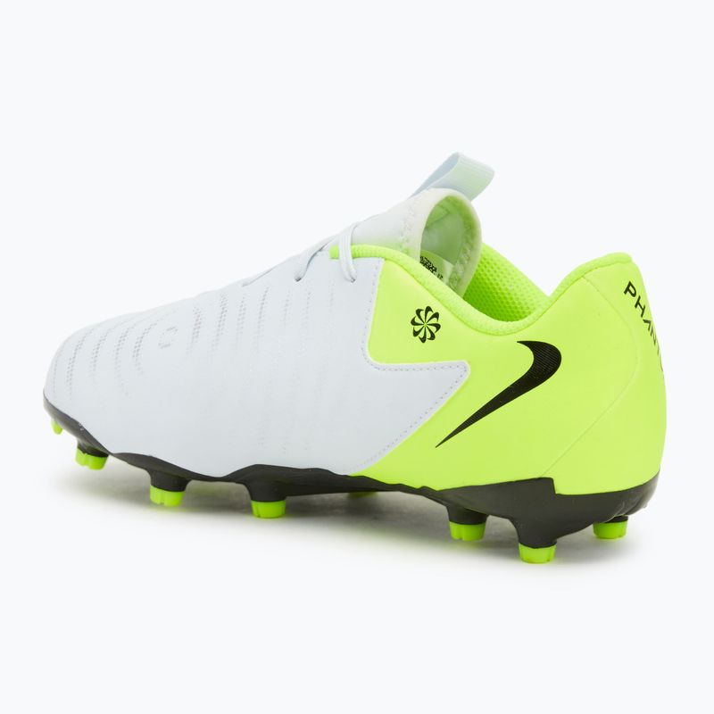 Buty piłkarskie dziecięce Nike Phantom GX 2 Academy FG/MG metallic silver/volt/black 3