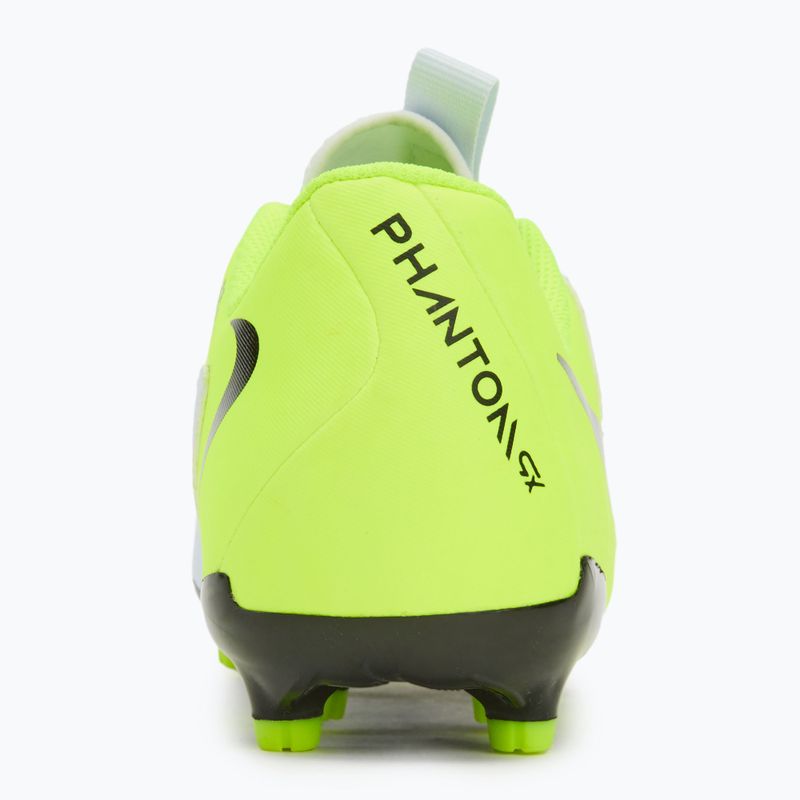 Buty piłkarskie dziecięce Nike Phantom GX 2 Academy FG/MG metallic silver/volt/black 6