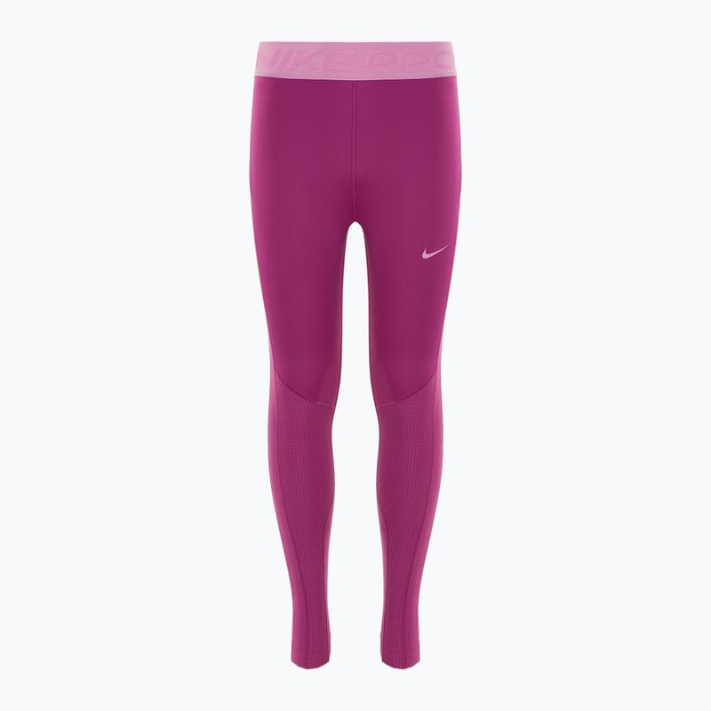 Legginsy treningowe dziecięce Nike Pro Dri-FIT Trainig hot fuchsia/black/beyond pink