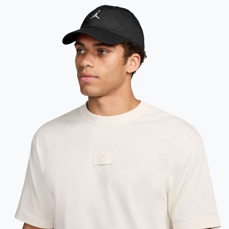 Czapka z daszkiem Jordan Club Unstructured Curved-Bill black/white 5