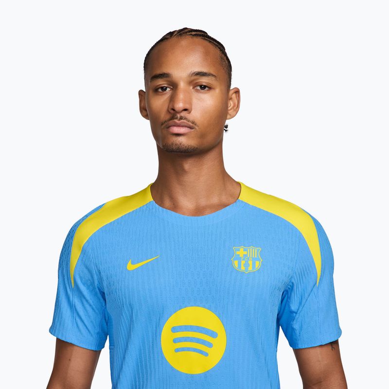 Koszulka piłkarska męska Nike FC Barcelona Strike Elite SE Drill Top university blue/opti yellow 3