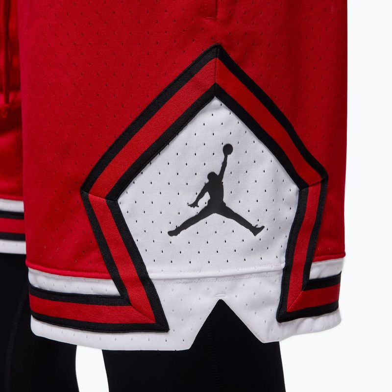 Spodenki koszykarskie męskie  Jordan Mesh Diamond 4" gym red/white/black 6