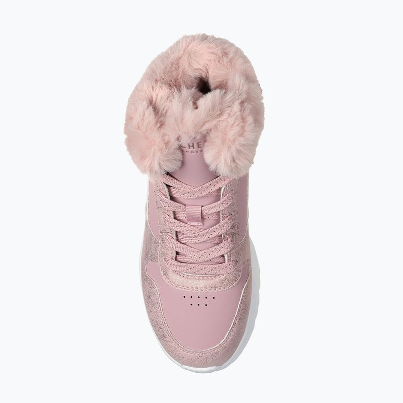 Buty dziecięce SKECHERS Uno Lite Comfurt Collar mauve 12