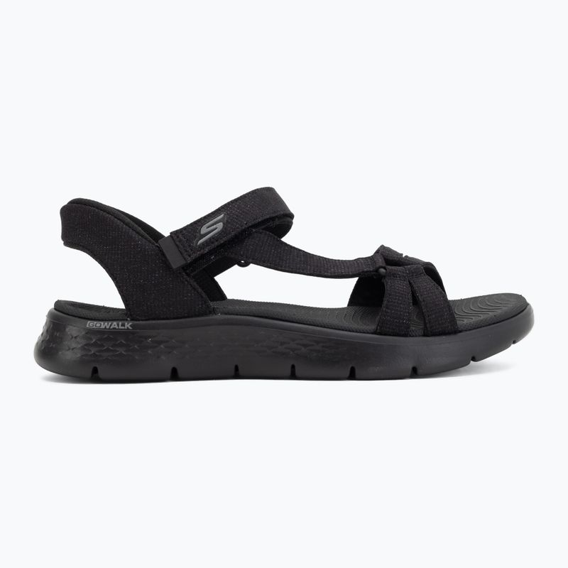 Sandały damskie SKECHERS Go Walk Flex Illuminate black 2