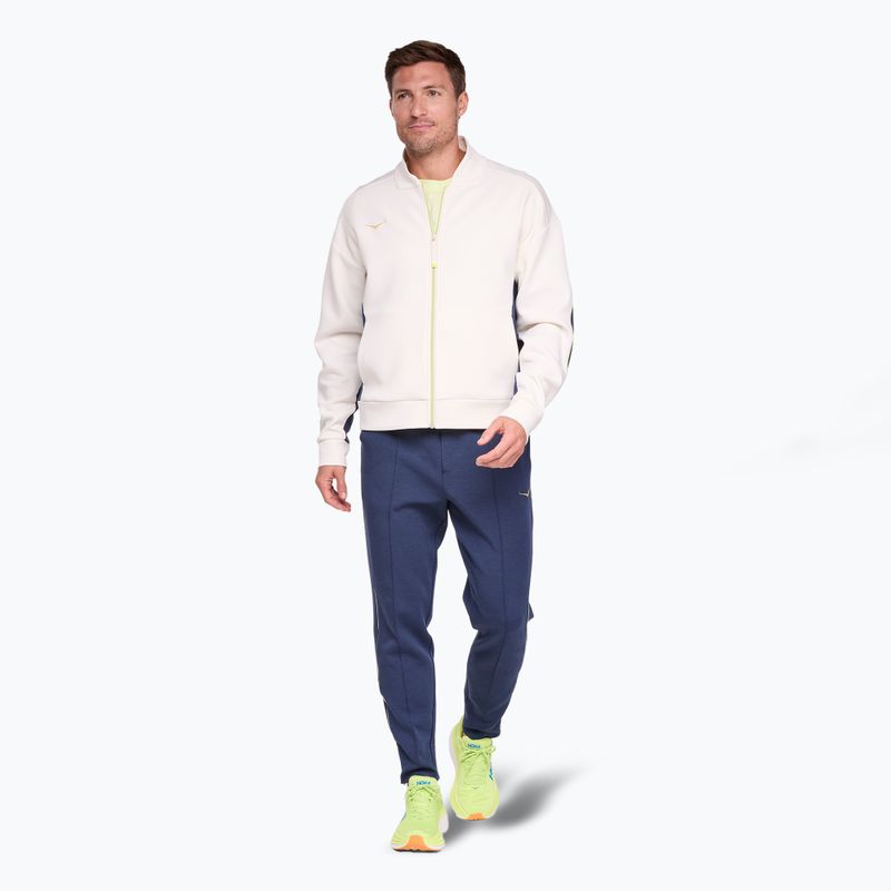 Kurtka do biegania męska HOKA Kaitoro Knit alabaster/versity navy 2