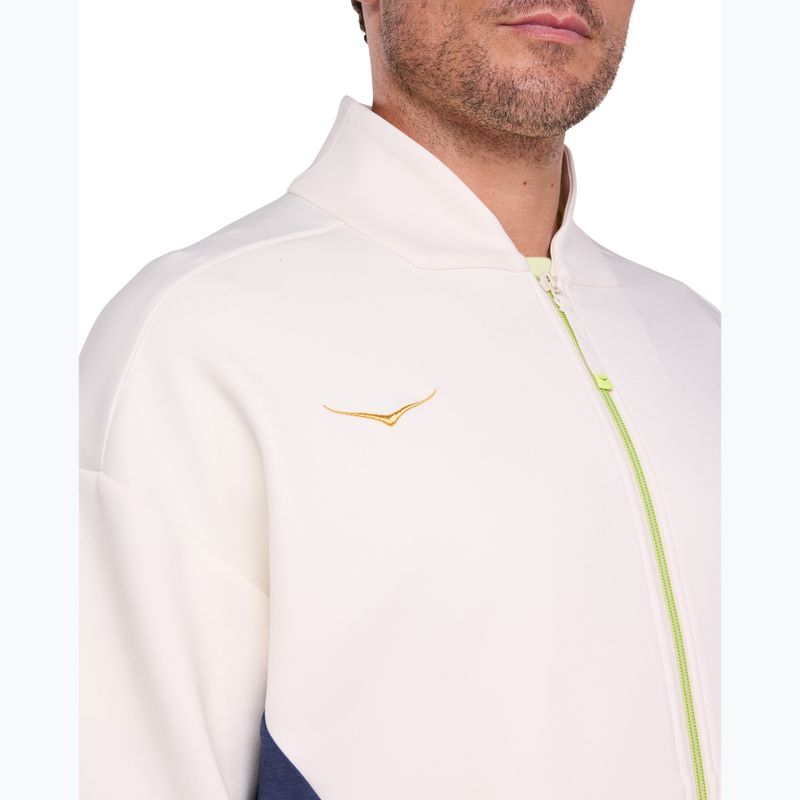 Kurtka do biegania męska HOKA Kaitoro Knit alabaster/versity navy 5