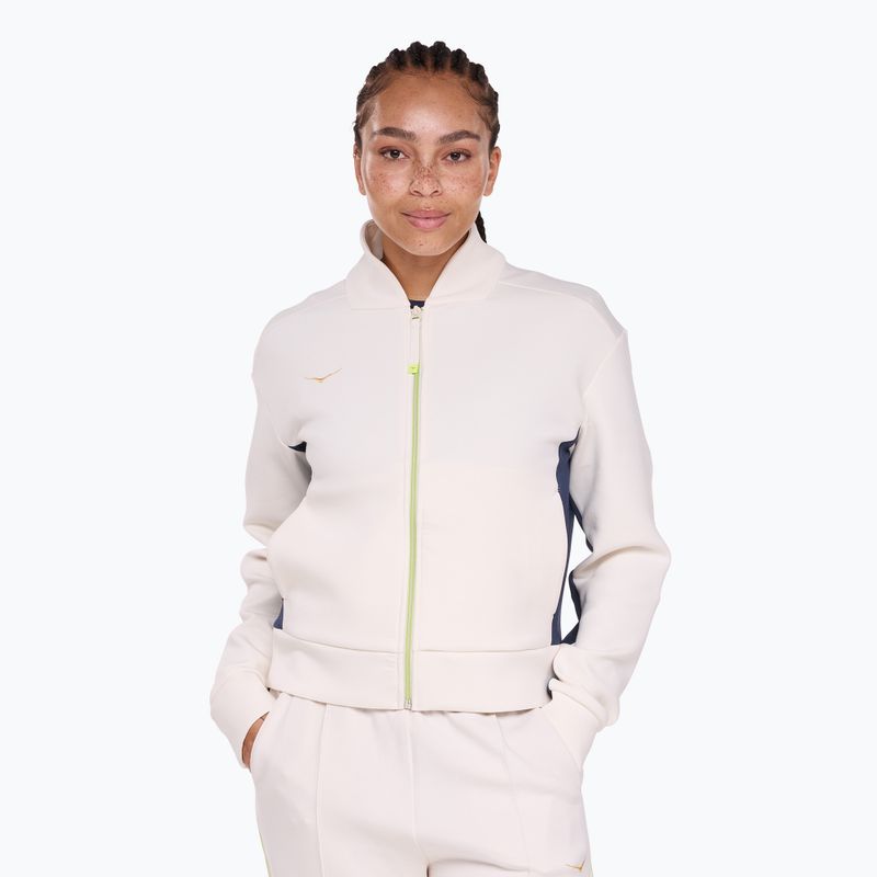 Kurtka do biegania damska HOKA Kaitoro Knit alabaster/varsity navy 5