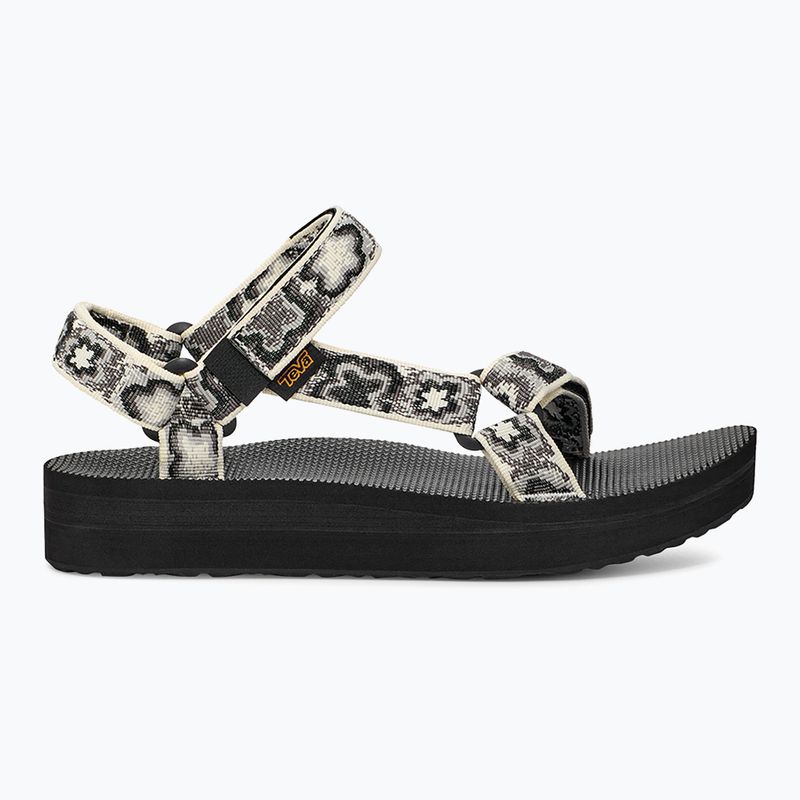 Sandały damskie Teva Midform Universal neon floral black/white 8