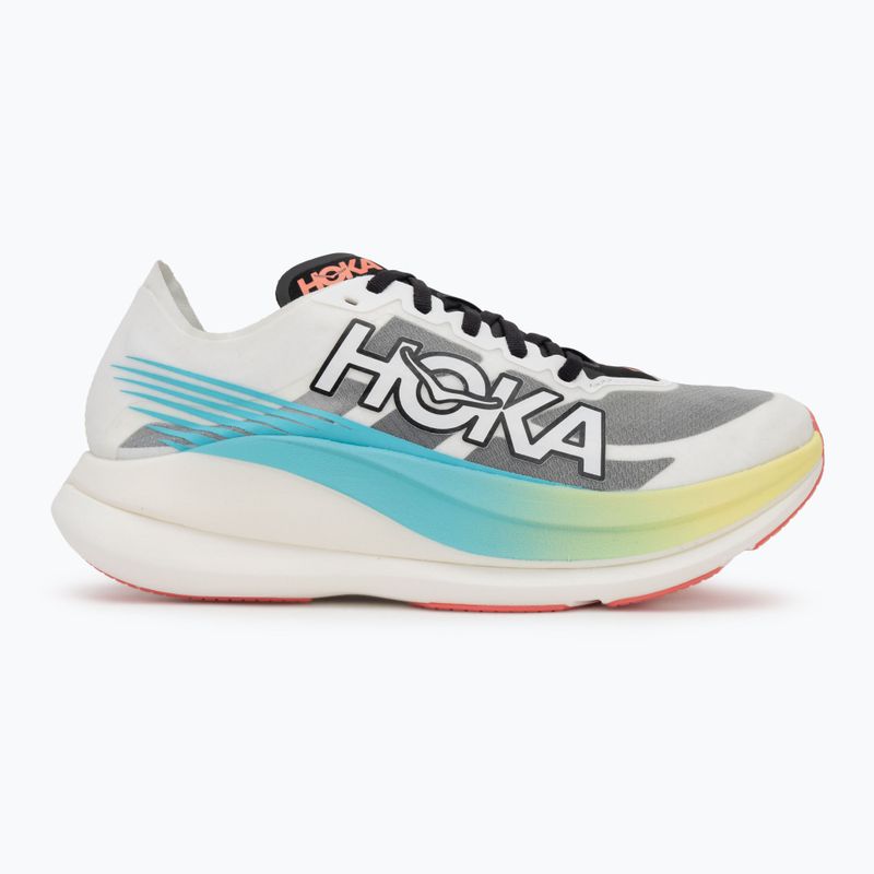 Buty do biegania HOKA Rocket X 2 yuzu/cielo blue 2