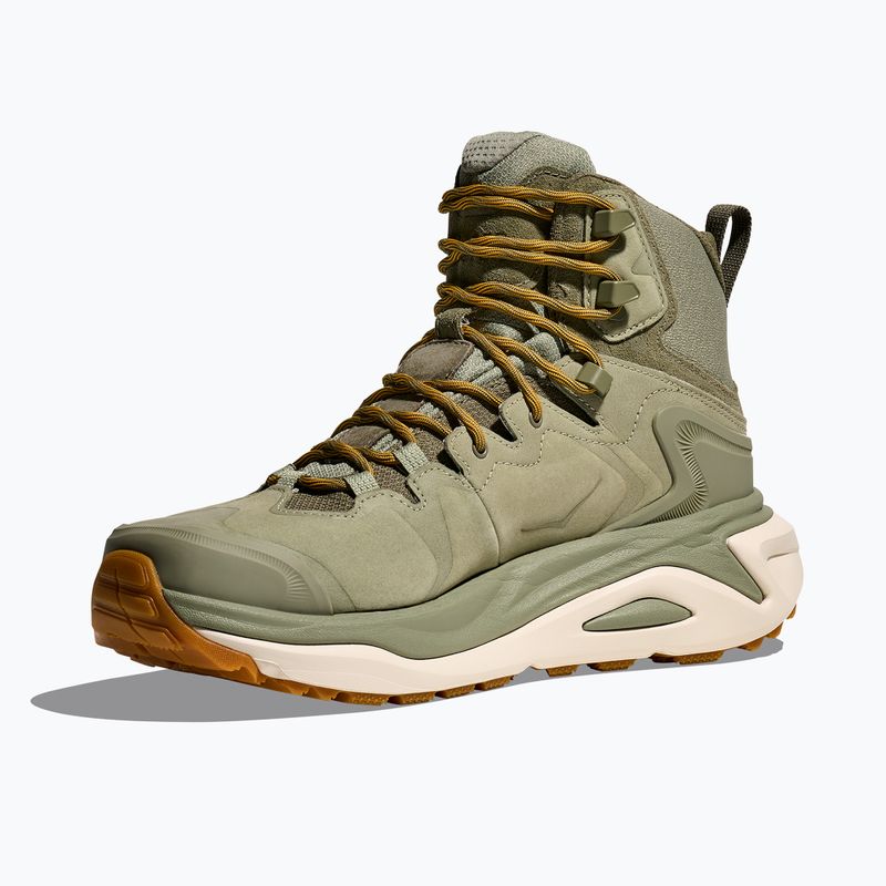 Buty turystyczne męskie HOKA Kaha 3 GTX sea moss/oat milk 11