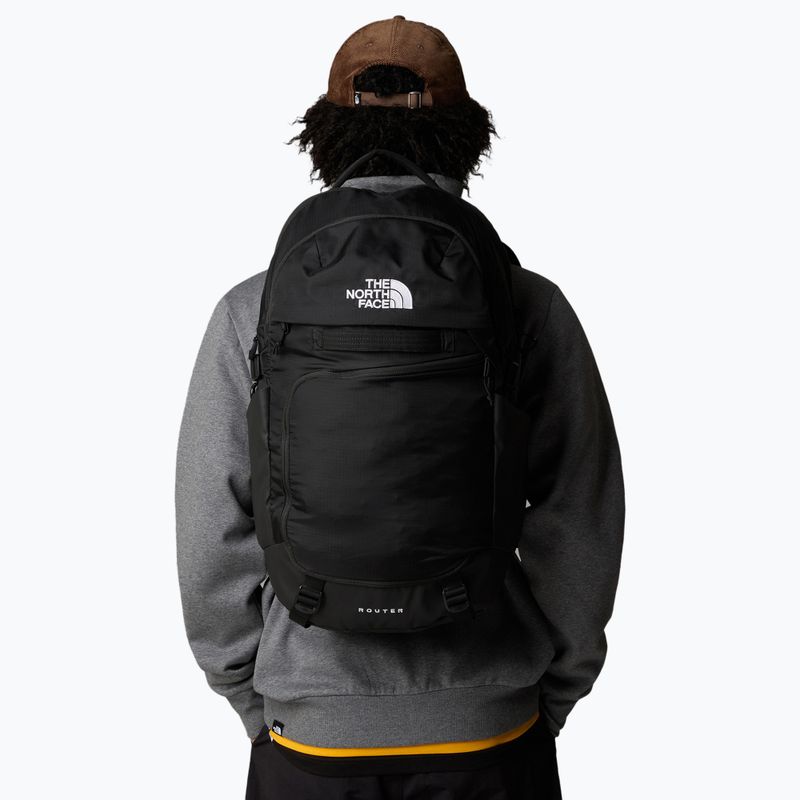Plecak miejski The North Face Router 40 l black/black/npf 7