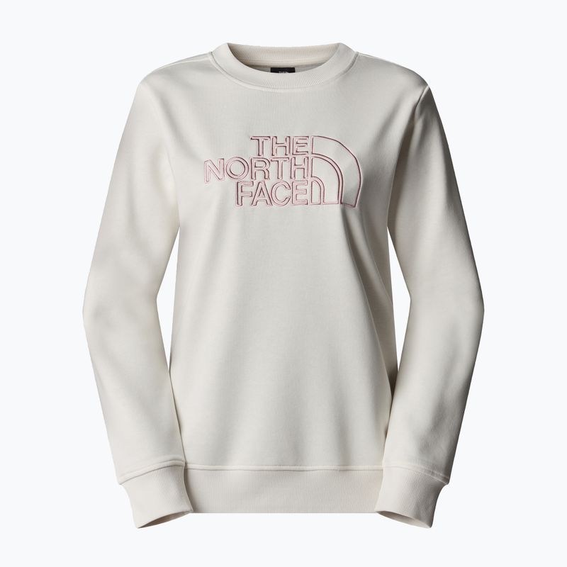 Bluza damska The North Face Drew Peak Light Crew white dune/metal pink 4