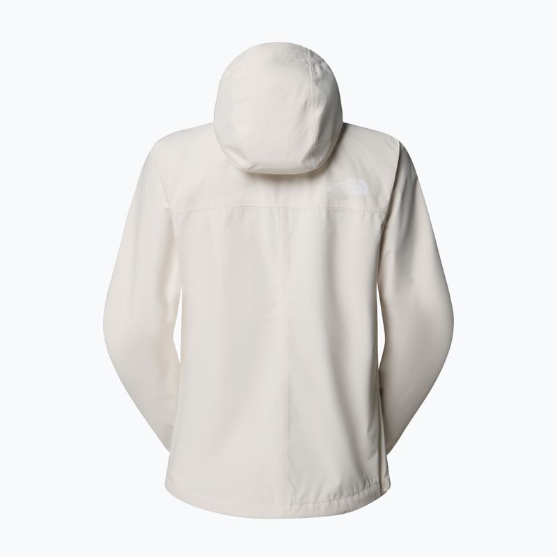 Kurtka przeciwdeszczowa damska The North Face Antora Rain white dune 6
