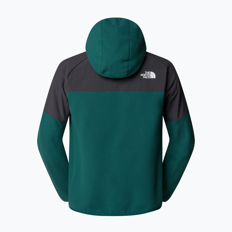 Bluza męska The North Face Glacier Heavyweight Full Zip HD deep nori/asphalt grey 2